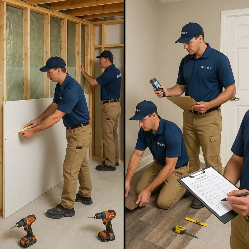 Repairs and Reconstruction process in Crosby, ND